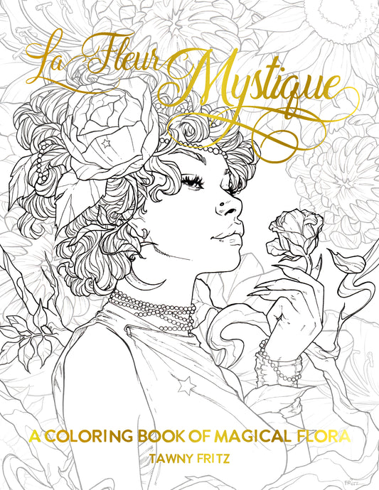 La Fleur Mystique Coloring Book DIGITAL DOWNLOAD