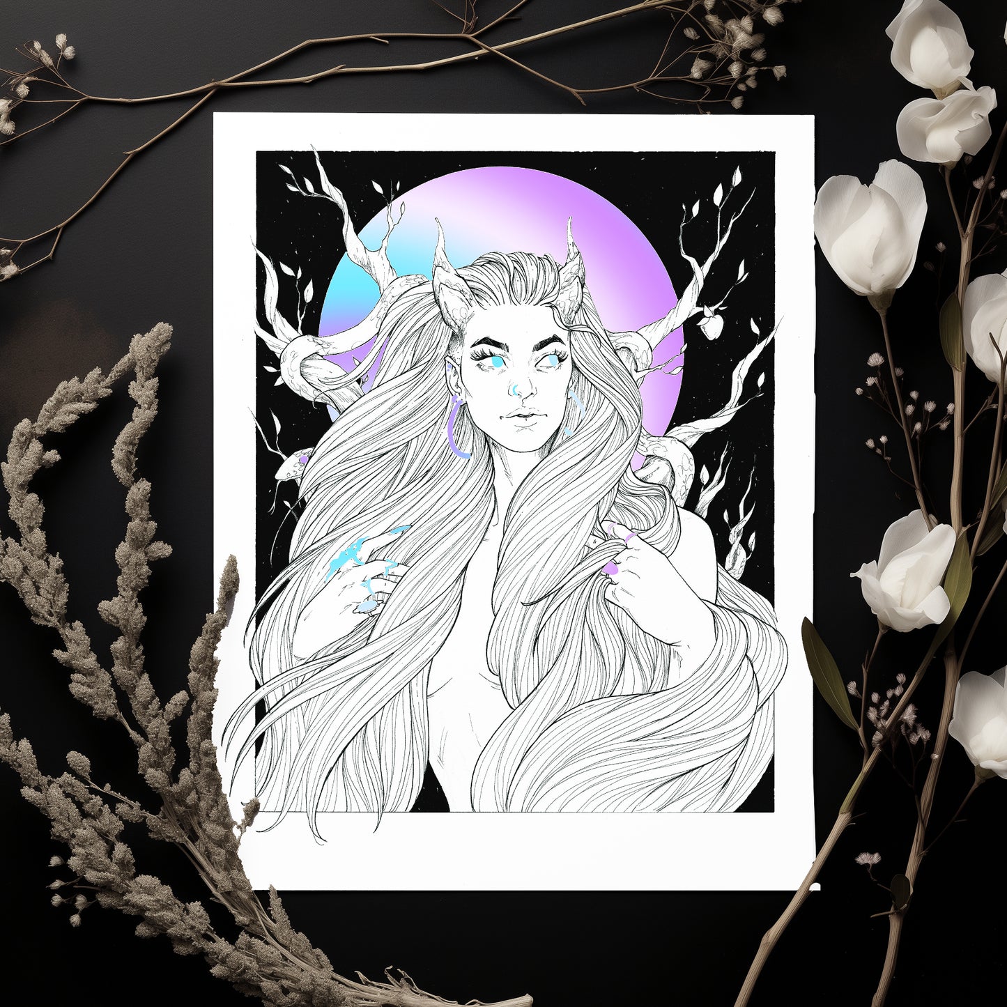 Lilith, In the Beginning 🖤 Iridescent Foil Print 🖤