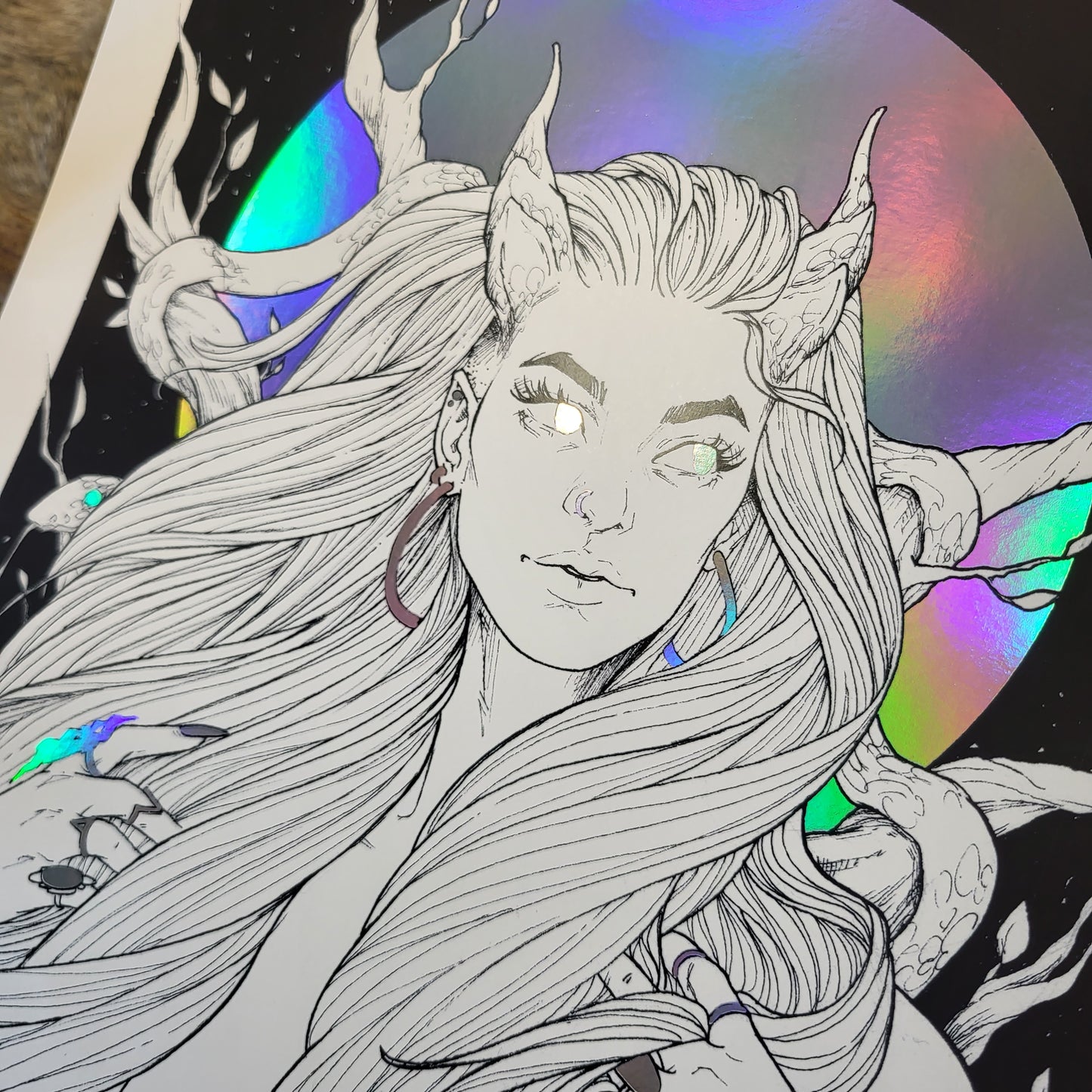 Lilith, In the Beginning 🖤 Iridescent Foil Print 🖤