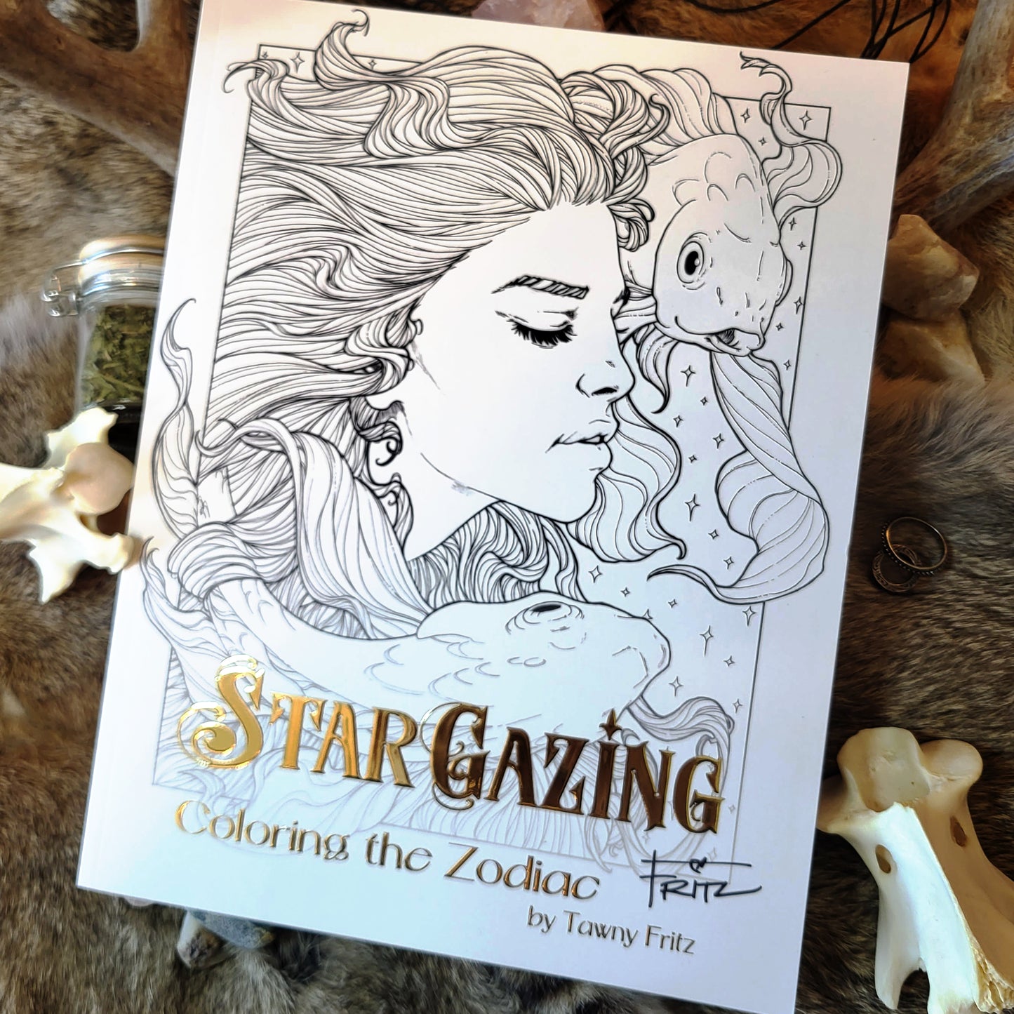 Stargazing: Coloring the Zodiac ✨ Coloring Book ✨