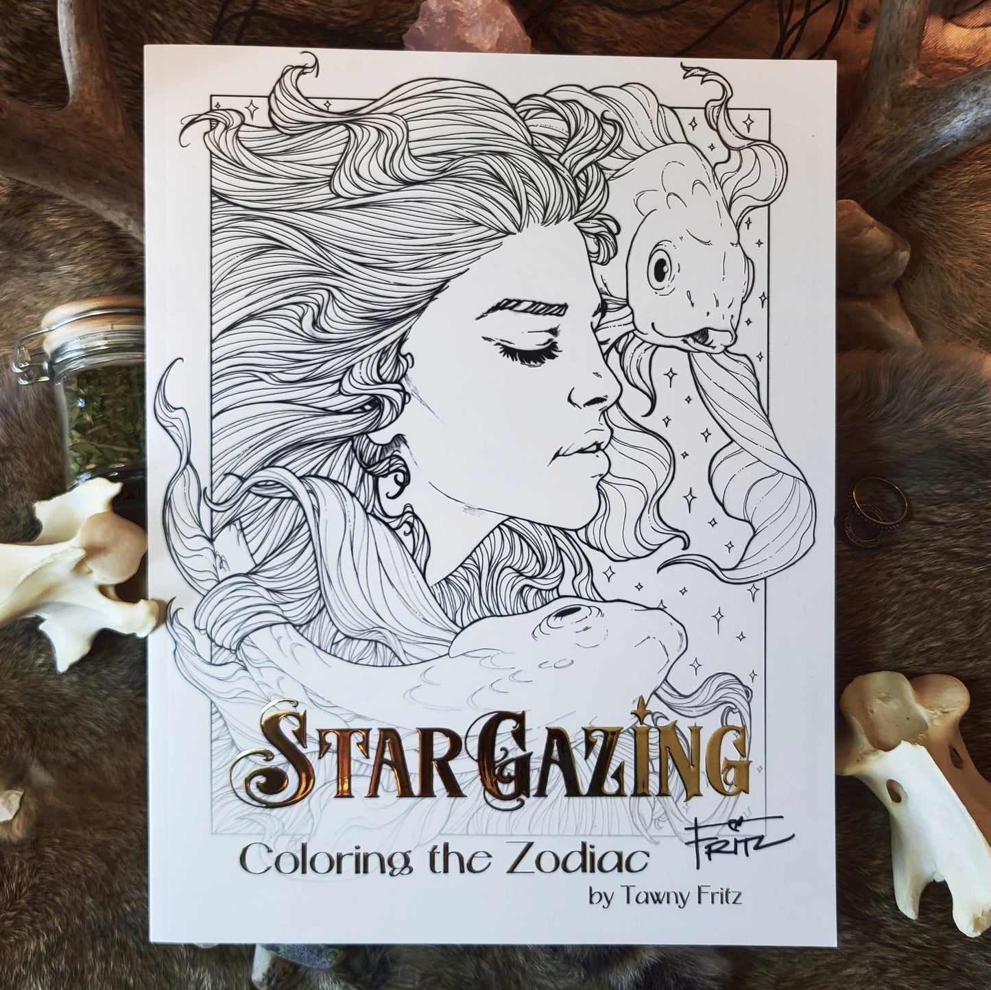 Stargazing: Coloring the Zodiac ✨ Coloring Book ✨